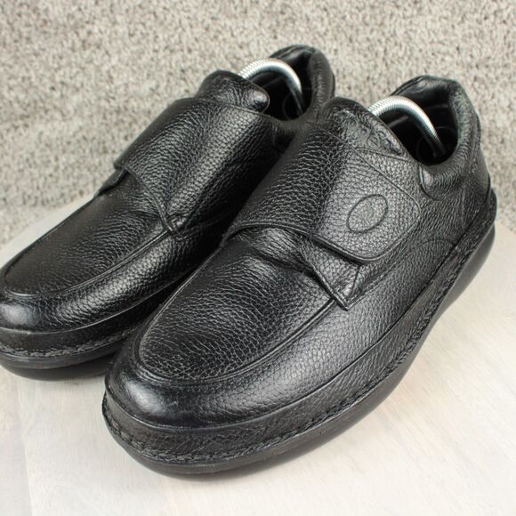 Propet Leather Slip On Shoes Mens 11 Black Comfort Walking main image 4